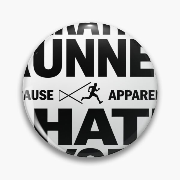 Item preview, Marathon Runner Because Apparently I Hate Myself Funny Running Typography designed and sold by GiftsForge.