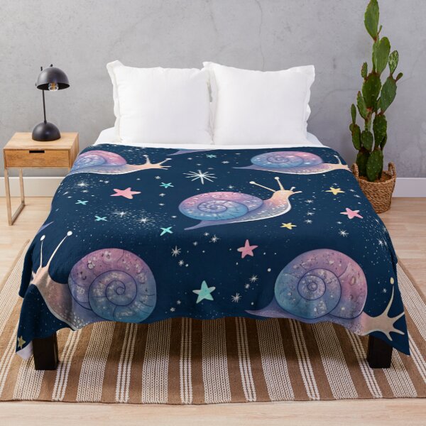 Item preview, Cosmic Neon Snails Pattern designed and sold by Lucky 777.