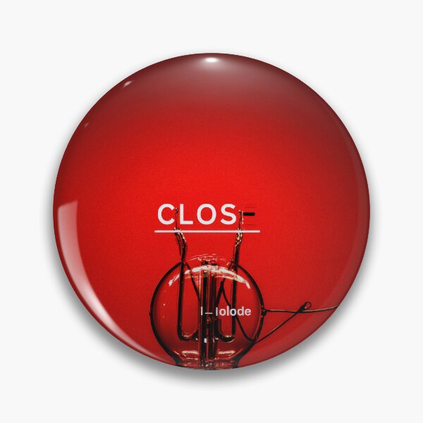 Item preview, Neon “CLOSE” Sign Inside Light Bulb – Modern Red Glow Aesthetic designed and sold by Grafititee.