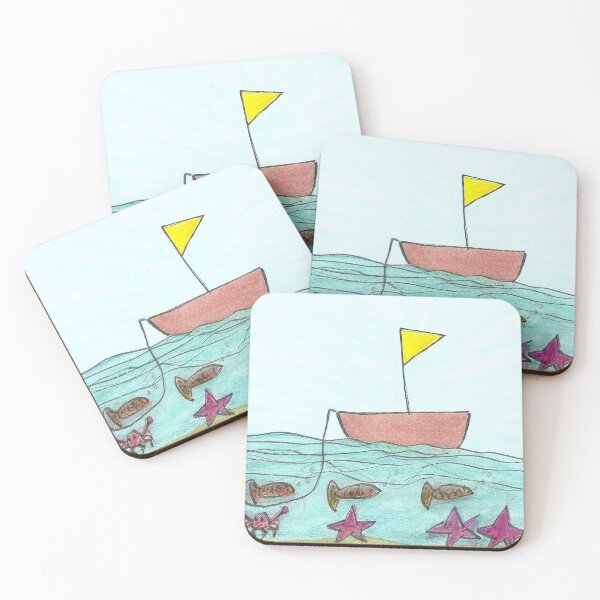 Item preview, Cute fishing boat designed and sold by Boy and Belugee.