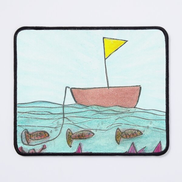Item preview, Cute fishing boat designed and sold by Boy and Belugee.