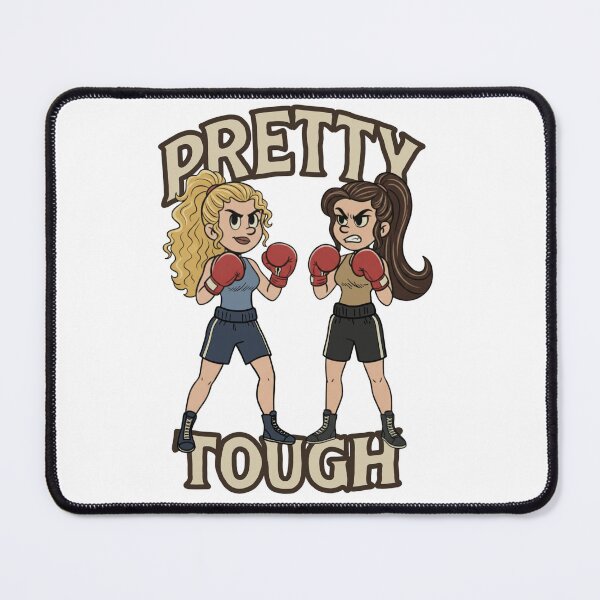Item preview, Pretty Tough Women's Boxing designed and sold by AuroraThyma.