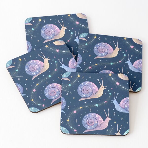 Item preview, Cosmic Neon Snails Pattern designed and sold by Lucky 777.