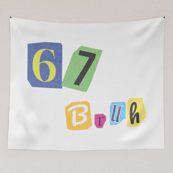 Item preview, Six Seven Bruh Meme designed and sold by LadyInEverGreen.