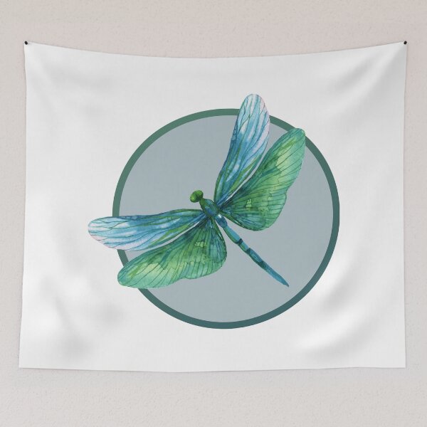 Item preview, Blue and Green Dragonfly Design designed and sold by BlesstB.