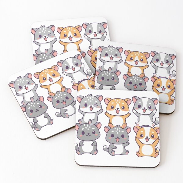 Item preview, Kawaii Six-Paw Squad designed and sold by Krfto.