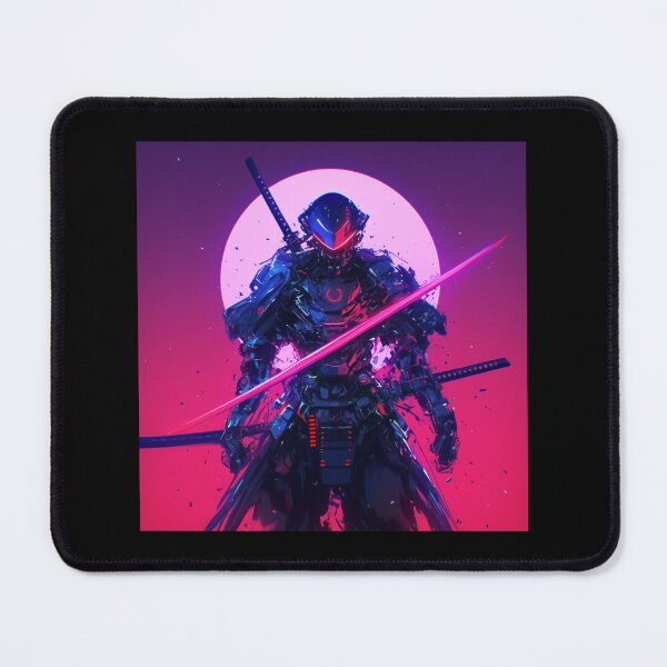 Item preview, AI Cyberpunk Assassin / Blade Runner Inspired / Neon Sci-Fi Art / Futuristic Dystopian Worlds designed and sold by SMARTKIT  DESIGNAGENCY.