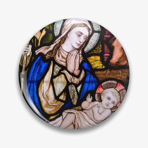 Item preview, Christmas Nativity Stained Glass Window designed and sold by ParsonBrown.