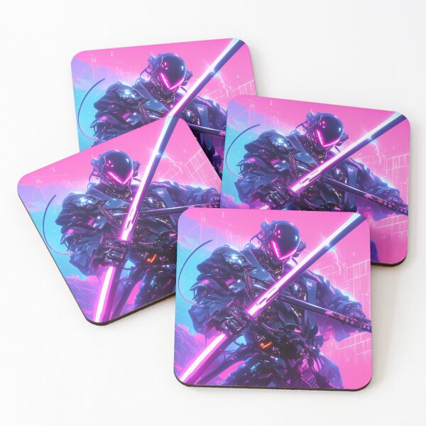 Item preview, AI Cyberpunk Assassin / Blade Runner Inspired / Neon Sci-Fi Art / Futuristic Dystopian Worlds designed and sold by SMARTKIT  DESIGNAGENCY.