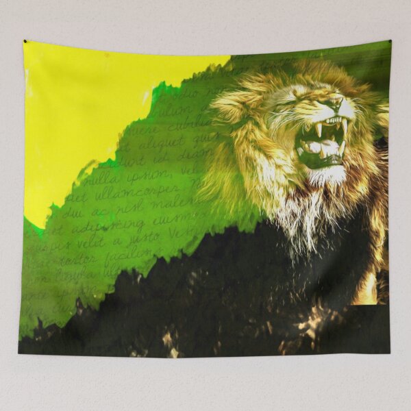 Item preview, Roaring Lion Fire Spirit  designed and sold by Vintage by Kaya.