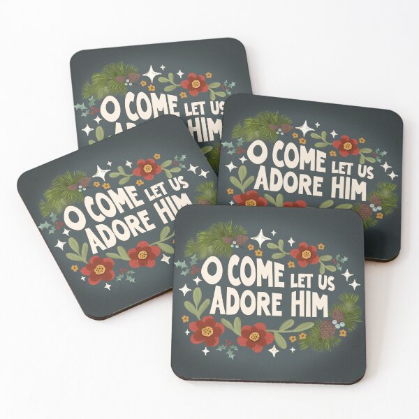 Item preview, O Come Let Us Adore Him designed and sold by Willow & Grace Designs.