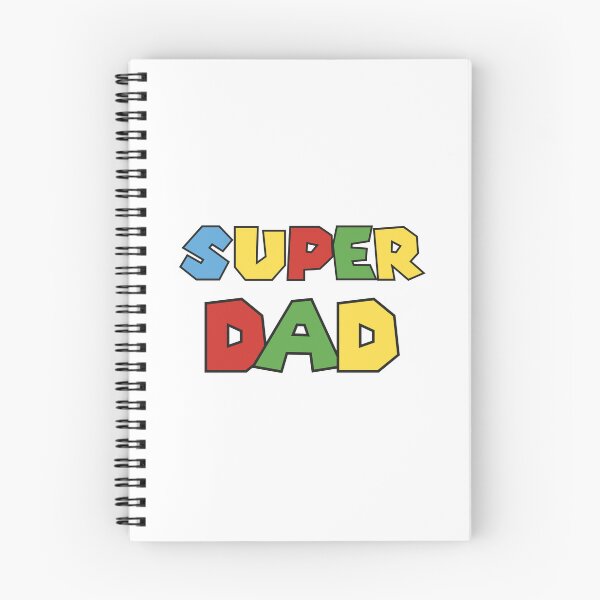 Item preview, Super Dad – Colorful Retro Block Letter Design designed and sold by TipTop GFX.
