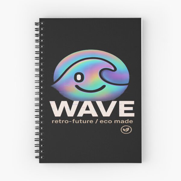 Item preview, Retro-Future Eco Wave Logo Design designed and sold by IvoryArtDesign.