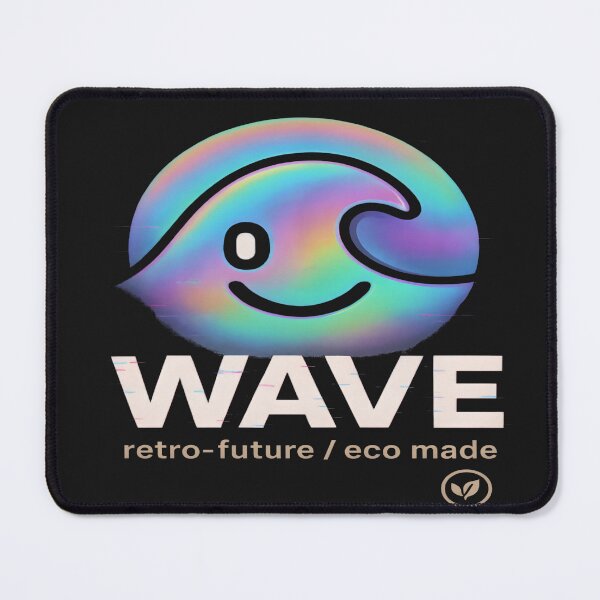 Item preview, Retro-Future Eco Wave Logo Design designed and sold by IvoryArtDesign.