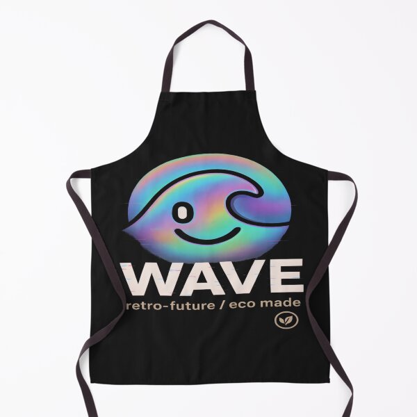 Item preview, Retro-Future Eco Wave Logo Design designed and sold by IvoryArtDesign.