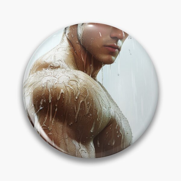Item preview, Torso Portrait - The Muscular Stare designed and sold by ChanningsPinups.