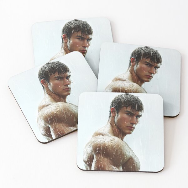 Item preview, Torso Portrait - The Muscular Stare designed and sold by ChanningsPinups.