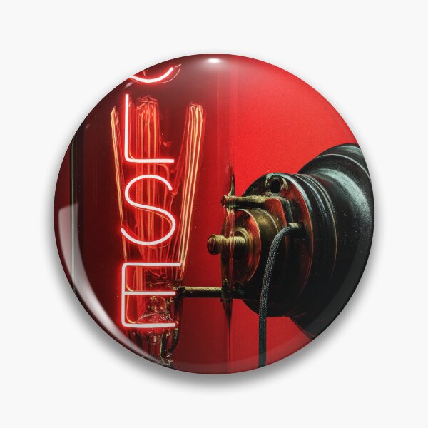 Item preview, Neon “CLOSE” Sign Inside Light Bulb – Modern Red Glow Aesthetic designed and sold by Grafititee.