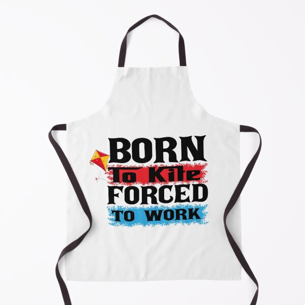 Item preview, Born to Kite Forced to Work – Funny Kitesurfing Quote Gift for Kite Flying & Wind Sport Lovers designed and sold by karibov.