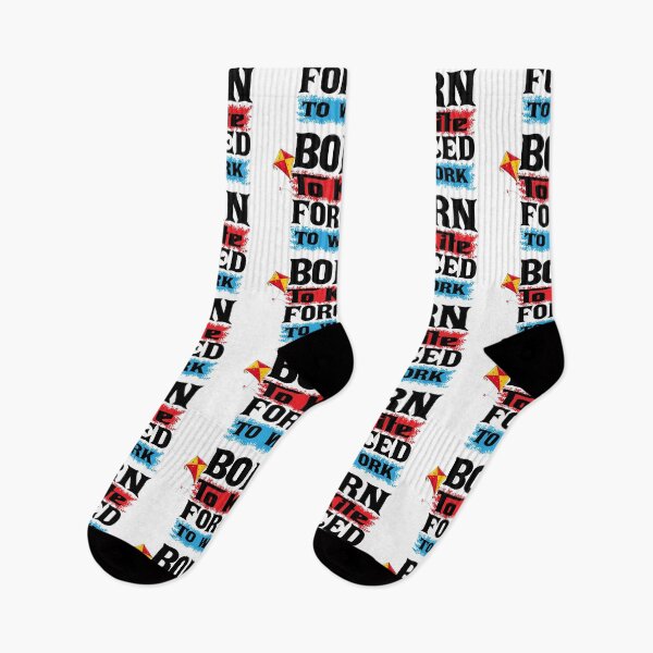 Item preview, Born to Kite Forced to Work – Funny Kitesurfing Quote Gift for Kite Flying & Wind Sport Lovers designed and sold by karibov.