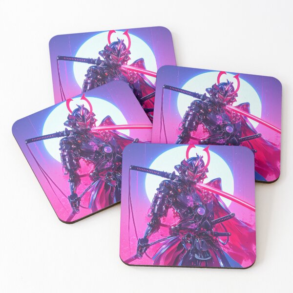 Item preview, Cyberpunk Assassin / Blade Runner Inspired / Neon Sci-Fi Art / Futuristic Dystopian Worlds designed and sold by SMARTKIT  DESIGNAGENCY.