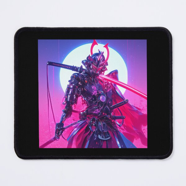Item preview, Cyberpunk Assassin / Blade Runner Inspired / Neon Sci-Fi Art / Futuristic Dystopian Worlds designed and sold by SMARTKIT DESIGNAGENCY.