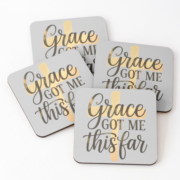 Item preview, Grace Got Me This Far: Aesthetic Christian Faith Art designed and sold by elynne9.