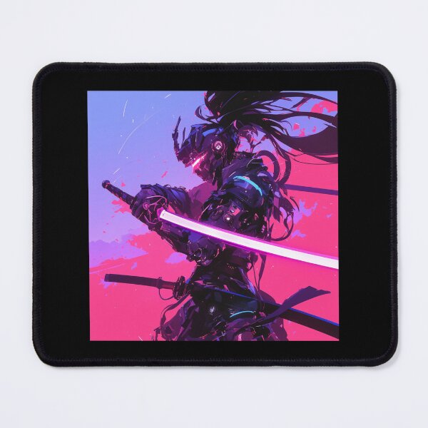 Item preview, Cyberpunk Assassin / Blade Runner Inspired / Neon Sci-Fi Art / Futuristic Dystopian Worlds designed and sold by SMARTKIT  DESIGNAGENCY.