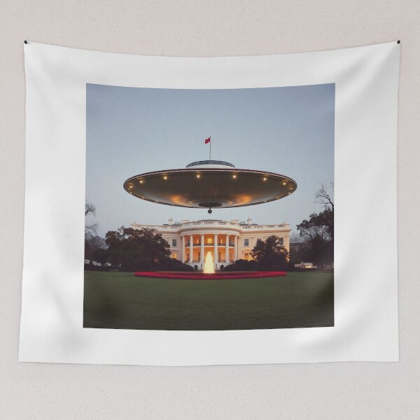 Item preview, UFO on the Whitehouse lawn designed and sold by Area-S4.