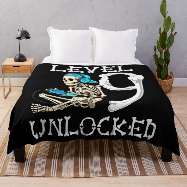 Item preview, Level 9 Unlocked Skeleton Gamer Video Gaming 9Th Birthday designed and sold by TysonLangosh.