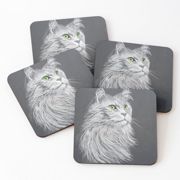 Item preview, Green Eyed Cat  designed and sold by cybelula.