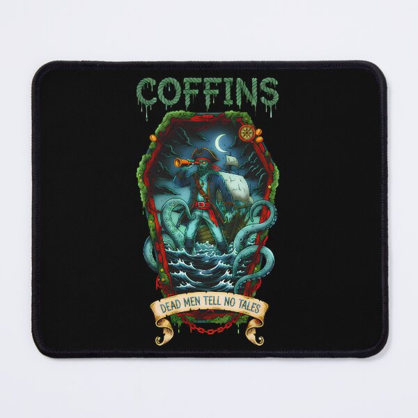 Item preview, Dead Men Tell No Tales - Zombie Pirate Coffin designed and sold by CoffinsArt.