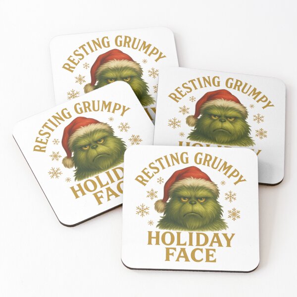 Item preview, RESTING GRUMPY HOLIDAY FACE designed and sold by Svetrovnia - All For You.