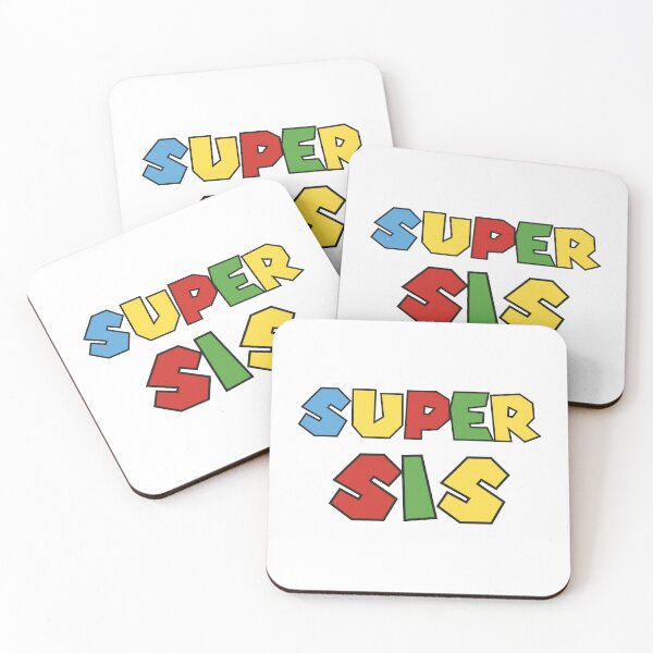 Item preview, Super Sis – Colorful Retro Block Letter Design designed and sold by TipTop GFX.