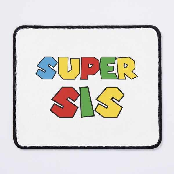 Item preview, Super Sis – Colorful Retro Block Letter Design designed and sold by TipTop GFX.