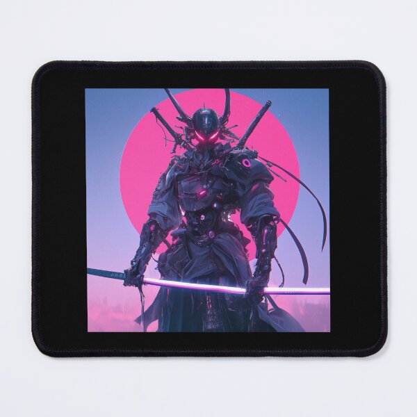 Item preview, Cyberpunk Assassin / Blade Runner Inspired / Neon Sci-Fi Art / Futuristic Dystopian Worlds designed and sold by SMARTKIT  DESIGNAGENCY.