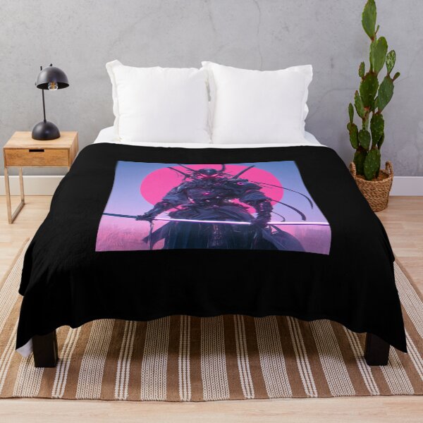 Item preview, Cyberpunk Assassin / Blade Runner Inspired / Neon Sci-Fi Art / Futuristic Dystopian Worlds designed and sold by SMARTKIT DESIGNAGENCY.