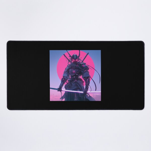Item preview, Cyberpunk Assassin / Blade Runner Inspired / Neon Sci-Fi Art / Futuristic Dystopian Worlds designed and sold by SMARTKIT  DESIGNAGENCY.
