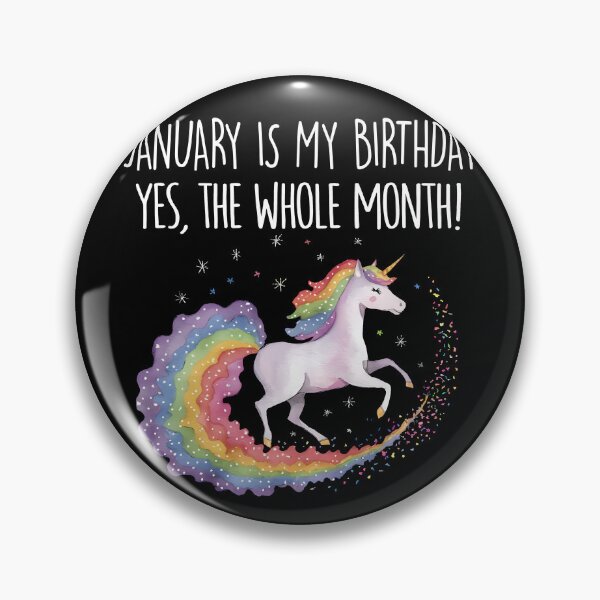 Item preview, January Birthday Unicorn Gift Magical Unicorn Birthday Month designed and sold by KristenosNehk.