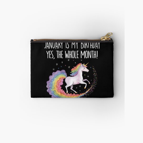 Item preview, January Birthday Unicorn Gift Magical Unicorn Birthday Month designed and sold by KristenosNehk.
