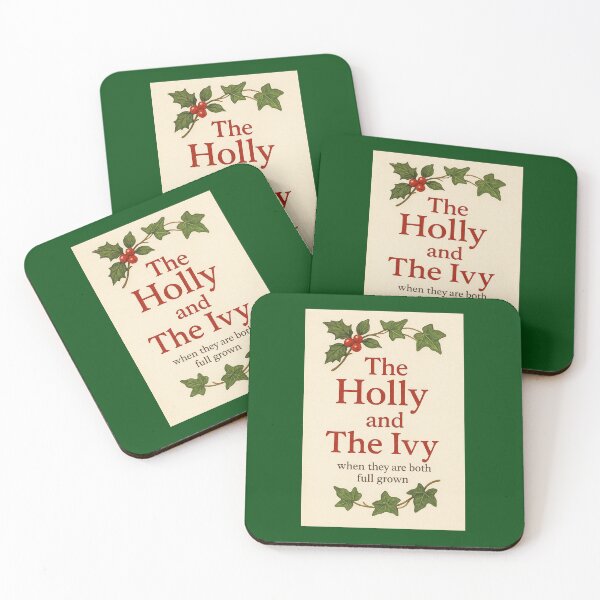 Item preview, The Holly and The Ivy – Vintage Botanical Christmas Illustration designed and sold by Novel Works Studio.