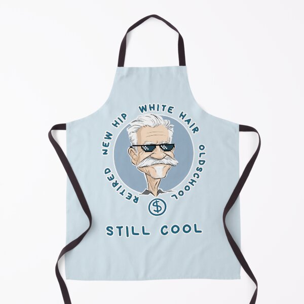 Item preview, Retired new hip white hair oldschool still cool, funny artwork designed and sold by silent-violin.