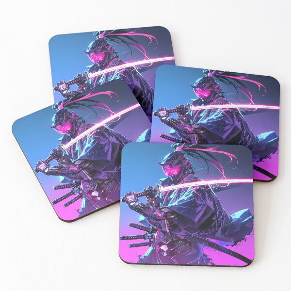 Item preview, Cyberpunk Assassin / Blade Runner Inspired / Neon Sci-Fi Art / Futuristic Dystopian Worlds designed and sold by SMARTKIT  DESIGNAGENCY.