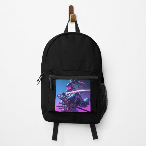 Item preview, Cyberpunk Assassin / Blade Runner Inspired / Neon Sci-Fi Art / Futuristic Dystopian Worlds designed and sold by SMARTKIT DESIGNAGENCY.