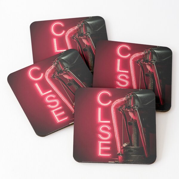 Item preview, Neon “CLOSE” Sign Inside Light Bulb – Modern Red Glow Aesthetic designed and sold by Grafititee.