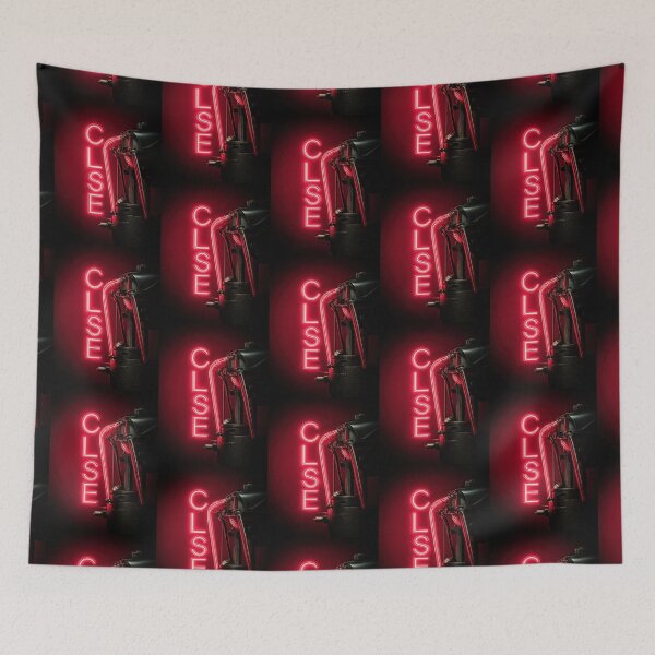 Item preview, Neon “CLOSE” Sign Inside Light Bulb – Modern Red Glow Aesthetic designed and sold by Grafititee.