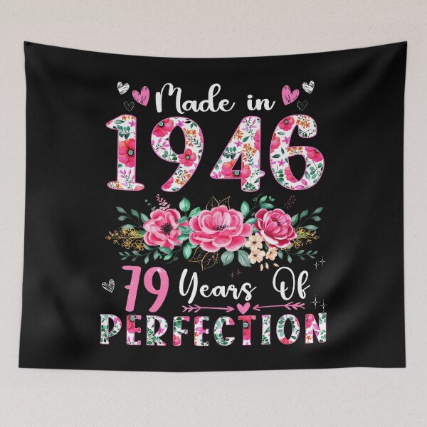 Item preview, 79 Year Old Made In 1946 Floral 79Th Birthday Women designed and sold by TysonLangosh.