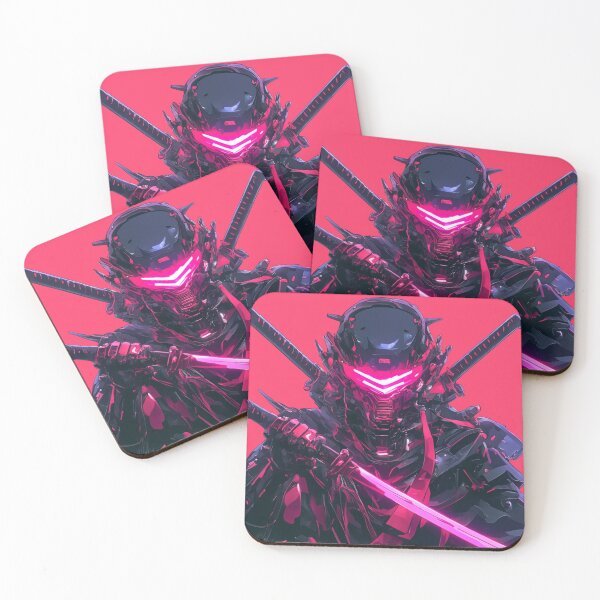 Item preview, Cyberpunk Assassin / Blade Runner Inspired / Neon Sci-Fi Art / Futuristic Dystopian Worlds designed and sold by SMARTKIT  DESIGNAGENCY.