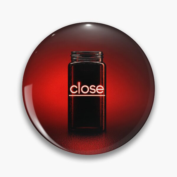 Item preview, Neon “CLOSE” Sign Inside Light Bulb – Modern Red Glow Aesthetic designed and sold by Grafititee.