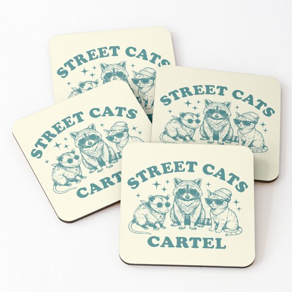 Item preview, Street Cats Cartel Funny Raccoon Possum Cat  designed and sold by Y-Vibes.